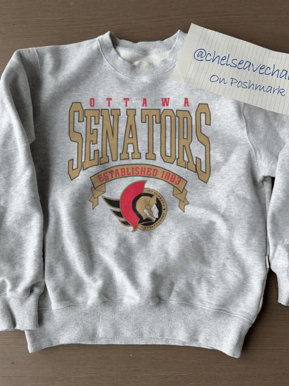 Vintage Ottawa Senators Sweatshirt, Retro NHL Ottawa Senators Hockey Shirt Tee